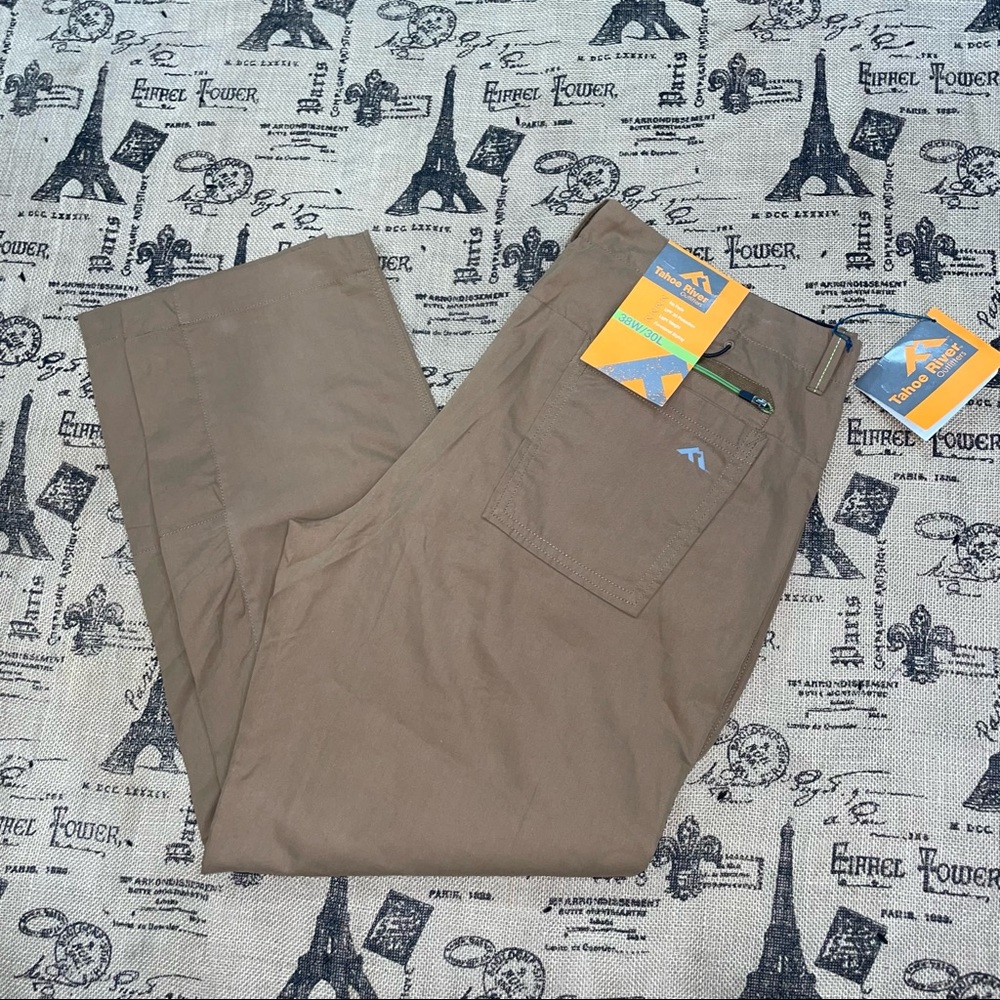 Tahoe River Outfitters NWT! Our Trail Light Weight Brown Pant Size 38